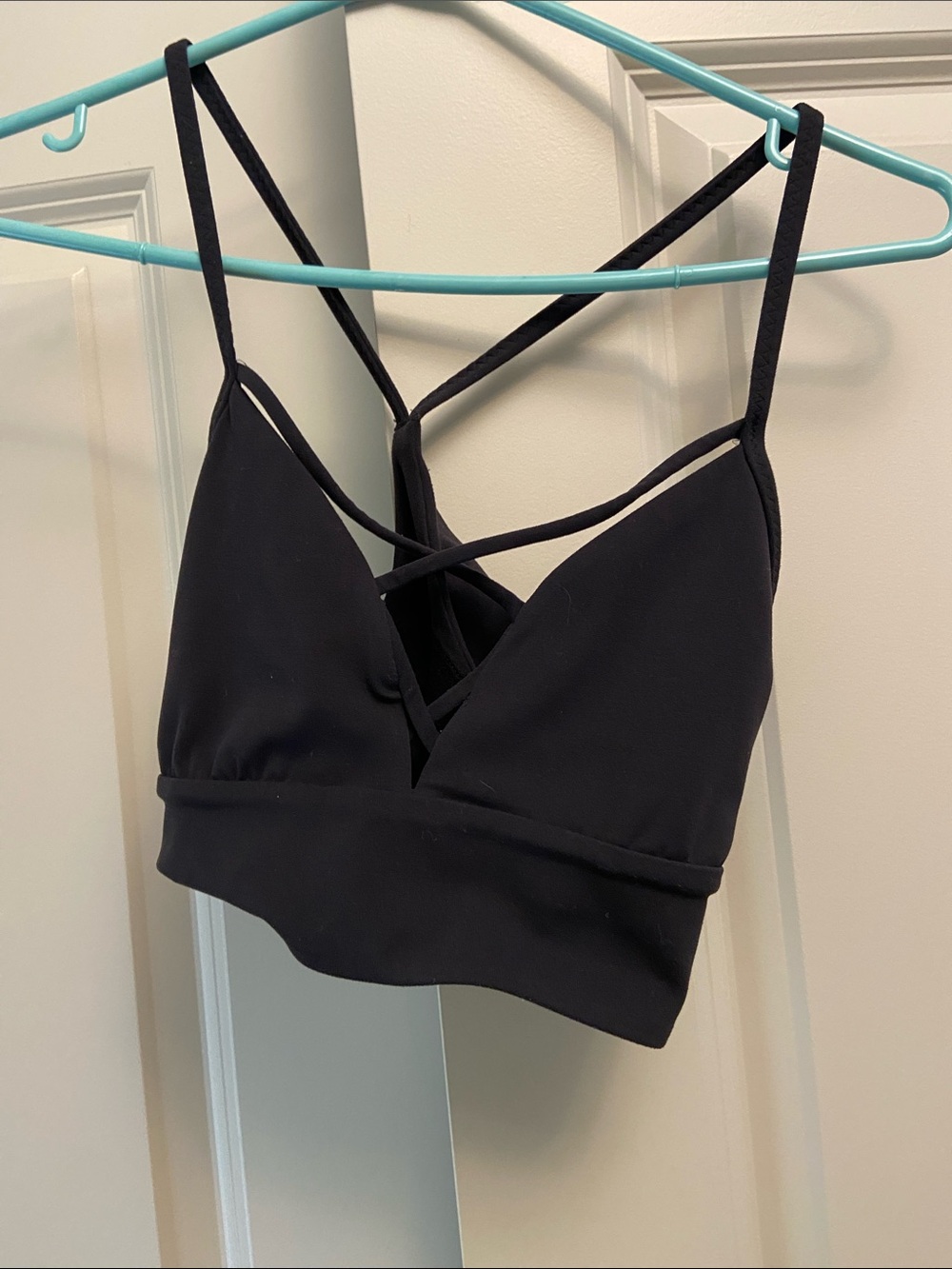 lululemon athletica Black Strappy Sports Bra